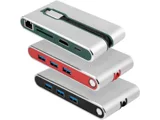 Хаб 8-в-1 Type-C «Hermes», USB 3.0 x 3, Type-C PD, HDMI, LAN, картридер — фото 4