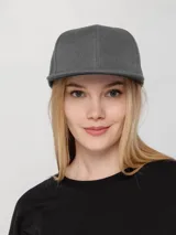 Бейсболка Snapback с прямым козырьком — фото 29