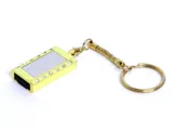 USB 2.0- флешка на 8 Гб «Кулон» с кристаллами и мини чипом — фото 2