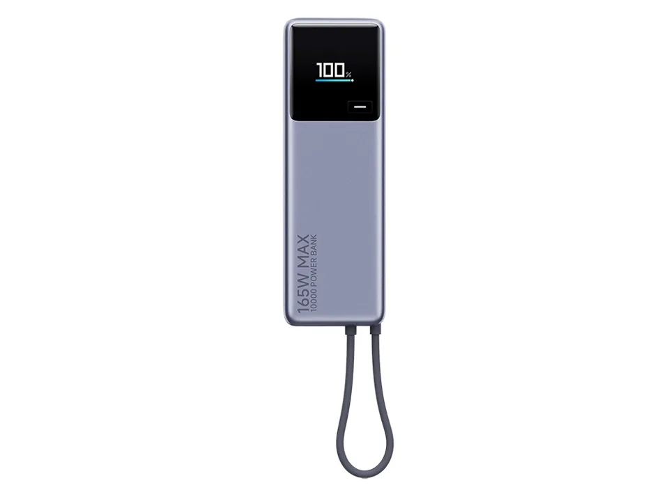Внешний аккумулятор со встроенным кабелем Xiaomi 165W Power Bank, 10000 мАч