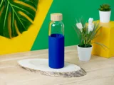 Стеклянная бутылка для воды в силиконовом чехле «Refine» — фото 21