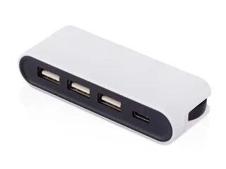 USB-хаб «Hubix» с коннектором 2-в-1 USB-C и USB-A, 2.0 — фото 1