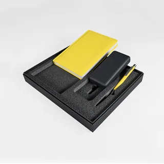 Набор подарочный ZAP 20: ежедневник, ручка и power bank в коробке с ложементом — фото 4