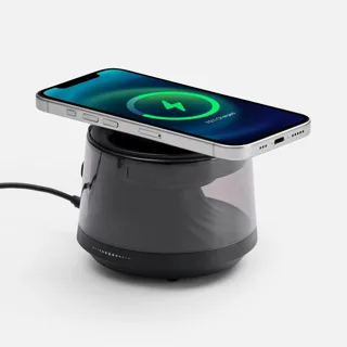 Bluetooth-колонка с подсветкой и беспроводной зарядкой Quantum — фото 2