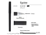 Ручка пластиковая гелевая «Egoiste Black» — фото 6