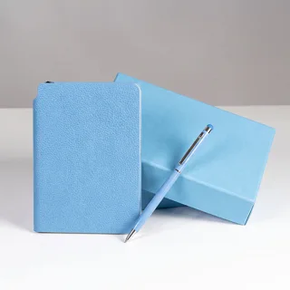 Набор подарочный SMALL IDEA: блокнот и ручка в подарочной коробке — фото 4