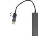 USB-хаб «Command» с коннектором 2-в-1 USB-C и USB-A, 2.0/3.0 — фото 4
