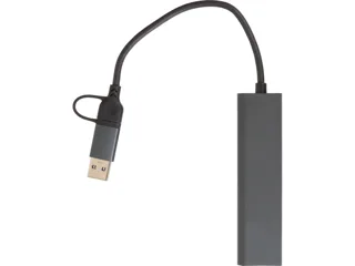 USB-хаб «Command» с коннектором 2-в-1 USB-C и USB-A, 2.0/3.0 — фото 4