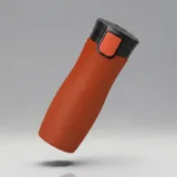 Вакуумная герметичная термокружка «Streamline» с покрытием soft-touch, тубус — фото 1