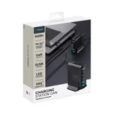 Зарядная станция 3xUSB Type-C, 2xUSB, PD, QC, 140Вт — фото 6