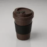 Стакан из кофе с силиконовой манжетой «Latte» — фото 1