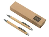 Подарочный набор «Tender bamboo» с шариковой ручкой и механическим карандашом из бамбука — фото 1