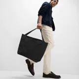 Шоппер-оверсайз «Grossbag» из переработанного хлопка, 340 г/м2 — фото 9