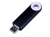 USB 3.0- флешка промо на 64 Гб прямоугольной формы, выдвижной механизм — фото 1