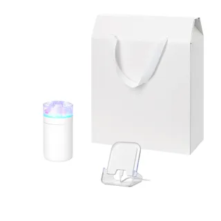 Подарочный набор Кристалл, Глосс НЕО (Crystal, Gloss NEO), белый (увлажнитель воздуха, зарядное — фото 1