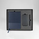 Набор подарочный RIFF: ежедневник, ручка и power bank в коробке с ложементом — фото 4