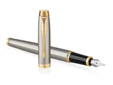 Ручка перьевая Parker «IM Metal Brushed Metal GT» — фото 3