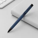 Металлическая шариковая ручка «Black Lama» soft-touch — фото 7