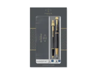 Набор Parker «IM Core Black GT»: ручка шариковая, ручка перьевая — фото 1