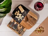 Набор для сыра в подарочной коробке из акации и мрамора «Date» — фото 7