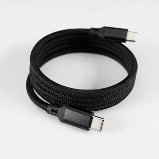 Кабель COIL магнитный для зарядки и передачи данных, 100Вт, 480Мб/с, нейлоновая оплетка, черный — фото 3