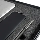 Набор подарочный BLISS: ежедневник, ручка и power bank в коробке с ложементом — фото 1