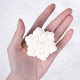 Свеча Snowlight 1, белая, 6 см — фото 2