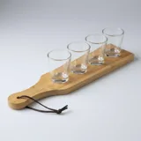 Набор стопок на бамбуковой подставке «Shots» — фото 1