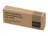 USB 2.0- флешка на 32 Гб c подсветкой логотипа «Bamboo LED» — фото 5