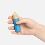 Набор цветных карандашей Kiddo с точилкой, голубой — фото 4