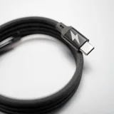 Кабель COIL магнитный для зарядки и передачи данных, 100Вт, 480Мб/с, нейлоновая оплетка, черный — фото 2