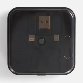 Набор щеток и переходников в органайзере с кабелем aceCase — фото 4