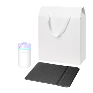 Подарочный набор Кристалл, Онор (Crystal, Honor), черный (увлажнитель воздуха, зарядное — фото 1