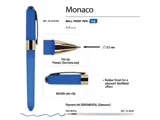 Ручка пластиковая шариковая «Monaco», 0,5мм, синие чернила — фото 30