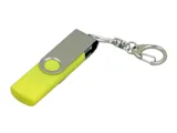 Флешка с поворотным механизмом, c дополнительным разъемом Micro USB — фото 5