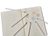 Набор из 6 цветных вечных карандаш «Snowdrop» из молочной бумаги, белый — фото 29