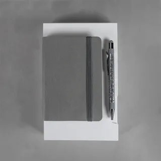 Набор подарочный FACTOR PLUS : блокнот, ручка в коробке-пенале — фото 3