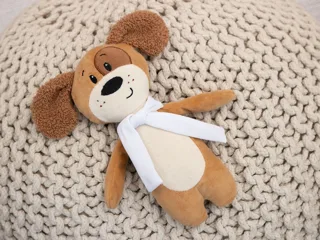 Мягкая игрушка Beastie Toys, собачка с шарфом — фото 3