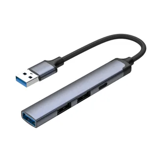 USB-хаб USB-A 3.0 + 2xUSB-A 2.0 + USB-C — фото 2