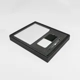 Набор подарочный POINT: ежедневник, ручка и power bank в коробке с ложементом — фото 3