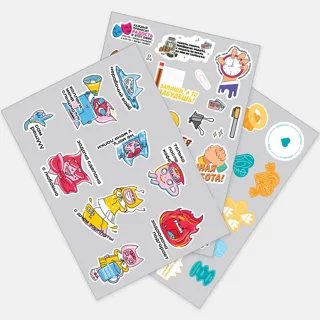 Бумажные наклейки Sticker Pack на заказ — фото 3