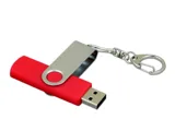 Флешка с поворотным механизмом, c дополнительным разъемом Micro USB — фото 11