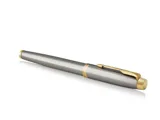 Ручка перьевая Parker «IM Metal Brushed Metal GT» — фото 4