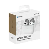 Беспроводные наушники с микрофоном Light Pods 3 , TWS, BT 5.4, 300 мАч — фото 4