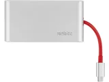 Хаб 8-в-1 Type-C «Hermes», USB 3.0 x 3, Type-C PD, HDMI, LAN, картридер — фото 18