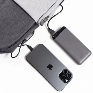 Набор подарочный POWER BEAM: рюкзак c USB портом и power bank — фото 1