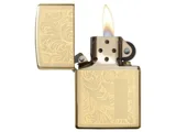 Зажигалка ZIPPO Venetian® с покрытием High Polish Brass — фото 2