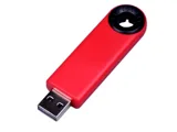 USB 3.0- флешка промо на 64 Гб прямоугольной формы, выдвижной механизм — фото 3