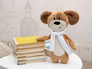 Мягкая игрушка Beastie Toys, собачка с шарфом — фото 4