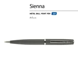 Ручка металлическая шариковая «Sienna», софт-тач — фото 11